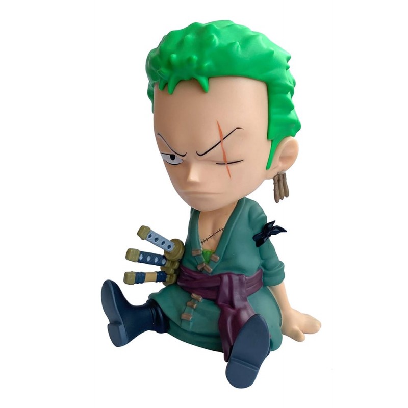 Plastoy - Tirelire Chibi - One Pice - Roronoa Zoro