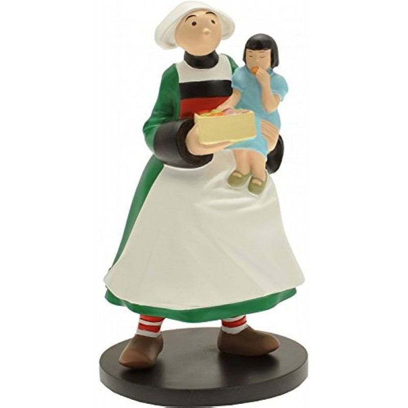 Plastoy - Figurine de collection - Bécassine et Loulotte - Résine 17 cm