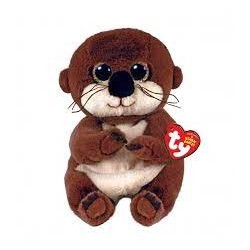 Peluche TY - Peluche 15 cm - Mitch la loutre