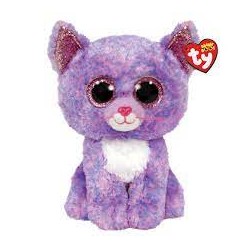Peluche TY - Peluche 24 cm - Cassidy le chat