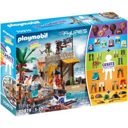 Playmobil - 70979 - My Figures - Ilot des pirates