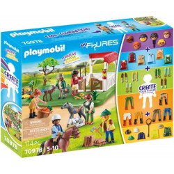 Playmobil - 70978 - My Figures - Ranch équestre