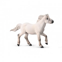 DAM ? Figurine de collection - Collecta - Chevaux - Etalon Yakoutien Gris - 1:20