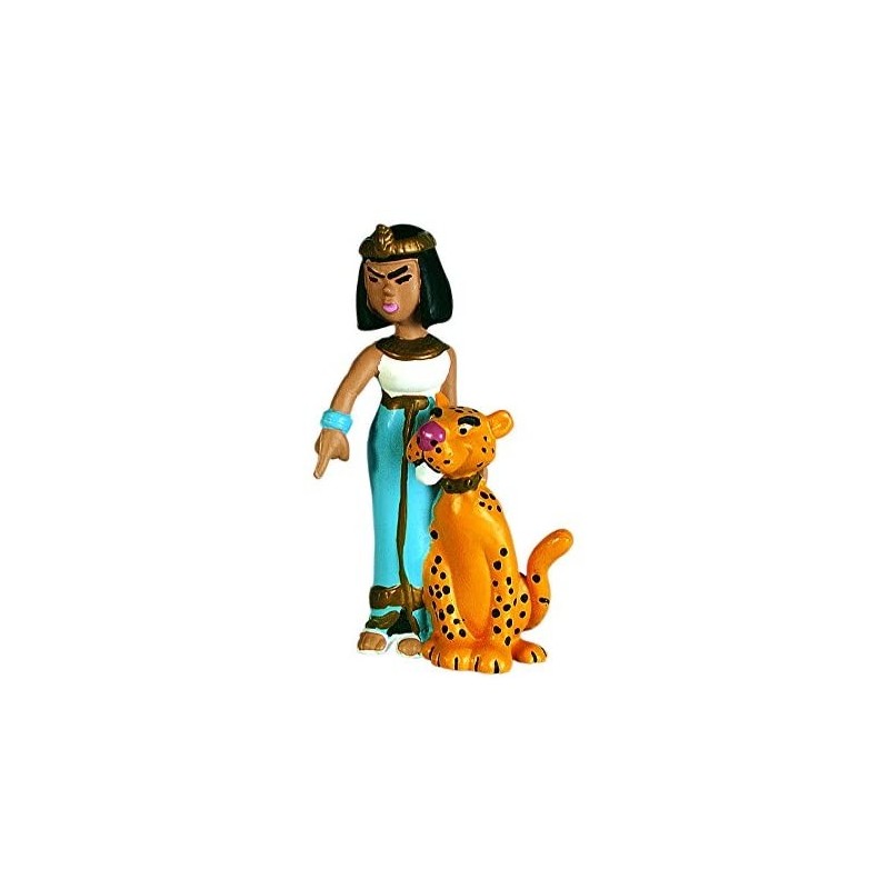 Plastoy - Figurine - 60513 - Astérix - Cléopâtre et léopard