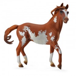 DAM ? Figurine de collection - Collecta - Chevaux - étalon Mustang Marron - 1:12