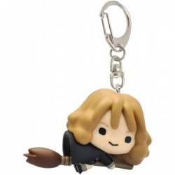 Plastoy - Figurine - 60691 - Harry Potter - Porte clé Chibi - Hermione sur son balai