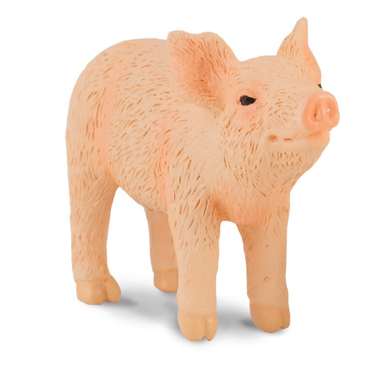 DAM ? Figurine de collection - Collecta - La ferme - Cochonnet Flairant - (S)