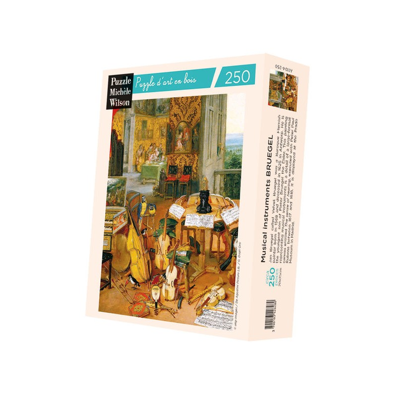 Michèle Wilson - Puzzle d'art en bois - 250 pièces - Instruments de musique - Bruegel
