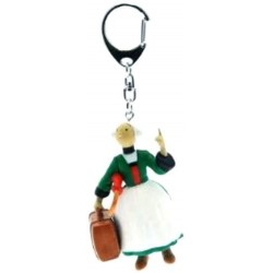 Plastoy - Figurine - 61066 - Porte clé - Bécassine avec sa valise et son parapluie
