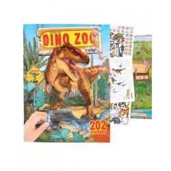 Depesche - Dino World - Album crée ton Dino Zoo avec stickers