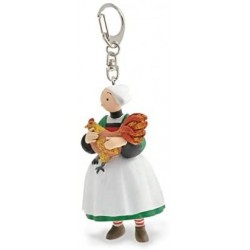 Plastoy - Figurine - 61077 - Porte clé - Bécassine et le coq