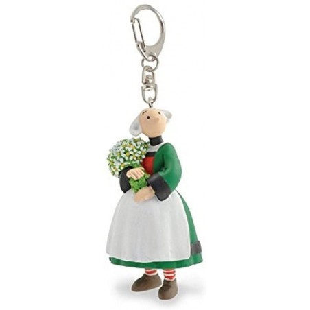 Plastoy - Figurine - 61078 - Porte clé - Bécassine et son bouquet de fleurs