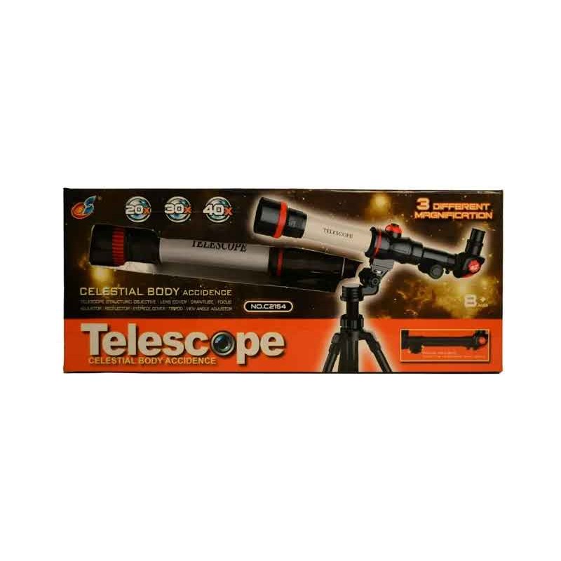 Partner - Astronomie - Téléscope enfant avec trépid réglable - Grossissement x20 x30 et x40