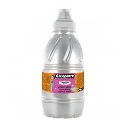 Cléopâtre - Loisirs créatifs - Peinture acrylique Princess Merit - Argent - 500 ml