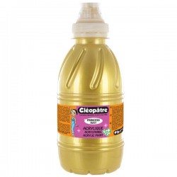 Cléopâtre - Loisirs créatifs - Peinture acrylique Princess Merit - Or - 500 ml