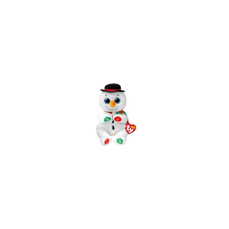 Peluche TY - Peluche 15 cm - Weatherby le bonhomme de neige