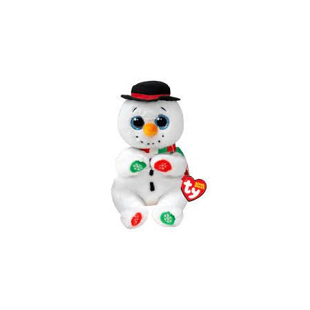 Peluche TY - Peluche 15 cm - Weatherby le bonhomme de neige