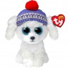 Peluche TY - Peluche 15 cm - Sleighbell le chien blanc