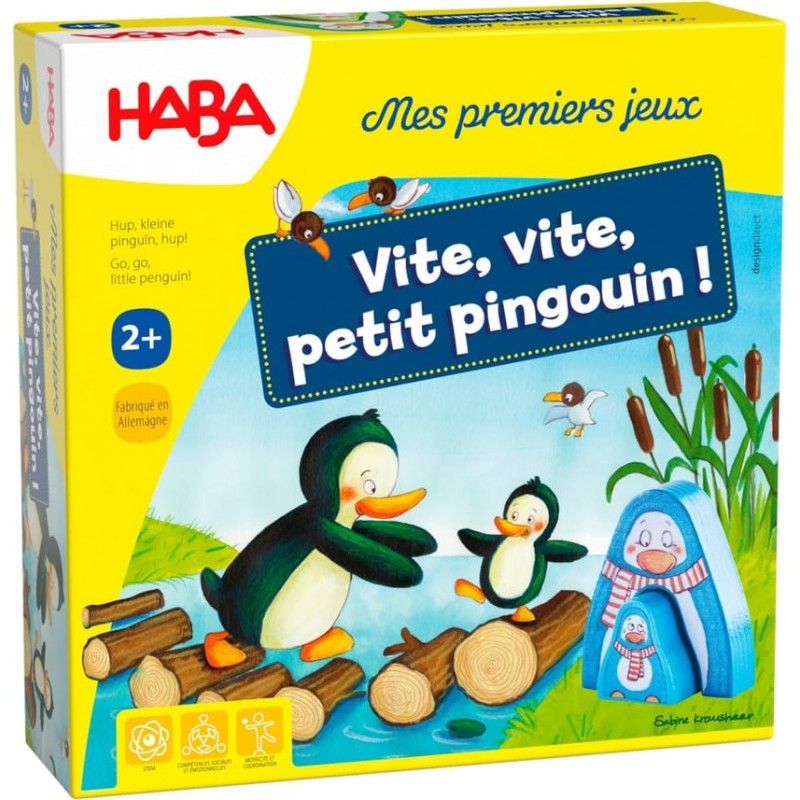 Haba - Jeu de société - Vite, vite petit pingouin