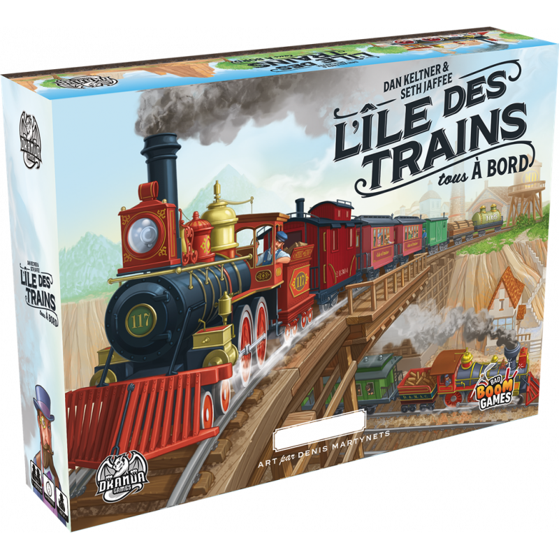 Bad Boom Games - Jeu de société - L'ile des trains