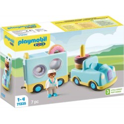Playmobil - 71325 - 1.2.3 - Camion de donuts