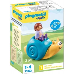 Playmobil - 71322 - 1.2.3 - Enfant avec escargot à bascule