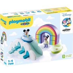 Playmobil - 71319 - 1.2.3 - Disney - Maison des nuages de Mickey et Minnie