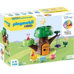 Playmobil - 71316 - 1.2.3 - Disney - La cabane de Winnie et Porcinet
