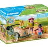 Playmobil - 71306 - Country - Cycliste avec vélo et remorque avant