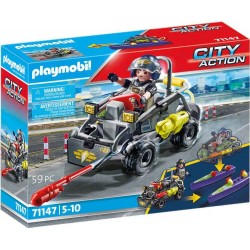Playmobil - 71147 - City Action - Quad transformable de bandit