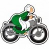 Plastoy - Figurine - 70202 - Magnet - Bécassine sur sa moto