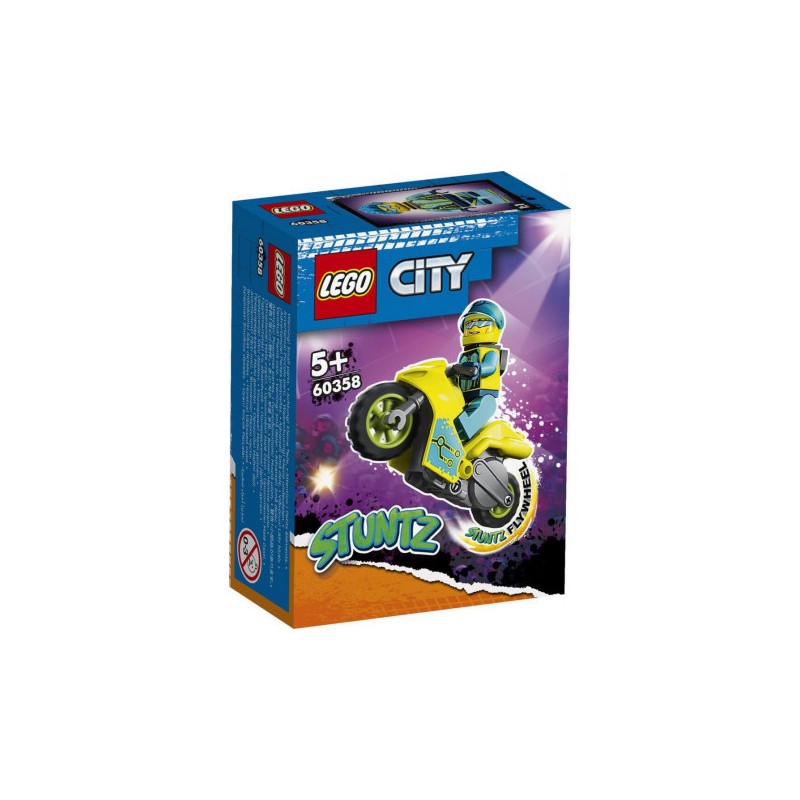 Lego - 60358 - City - La cyber moto de cascade