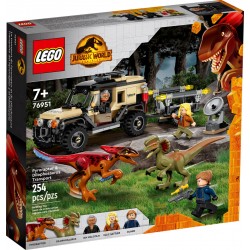 Lego - 76951 - Jurassic World - Le transport du pyroraptor et dilophosaurus