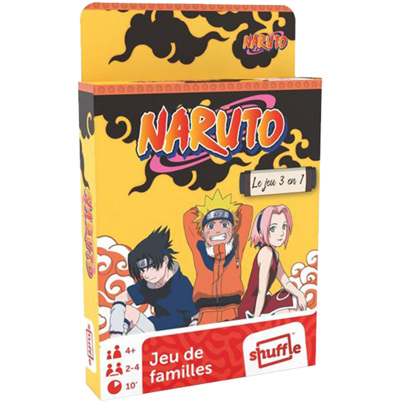 Naruto - Jeu de familles - 3 en 1
