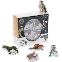 Vilac - Coffret de magnets zoologiques de Buffon - Museum national d'Histoire naturelle