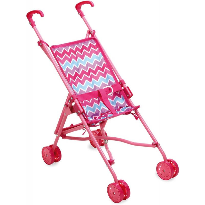 Vilac - 800147 - Poussette Zig Zag pour Poupée - Jusqu'À 52 Cm