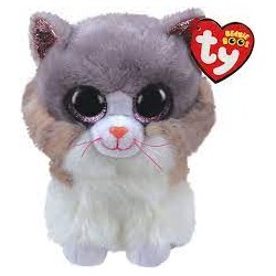 Peluche TY - Peluche 15 cm - Asher le chat