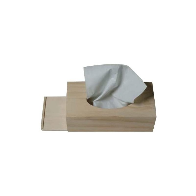 Pw International - Loisirs Créatifs - Boite Mouchoirs Bois - 27,5 X 14 X 87 Cm