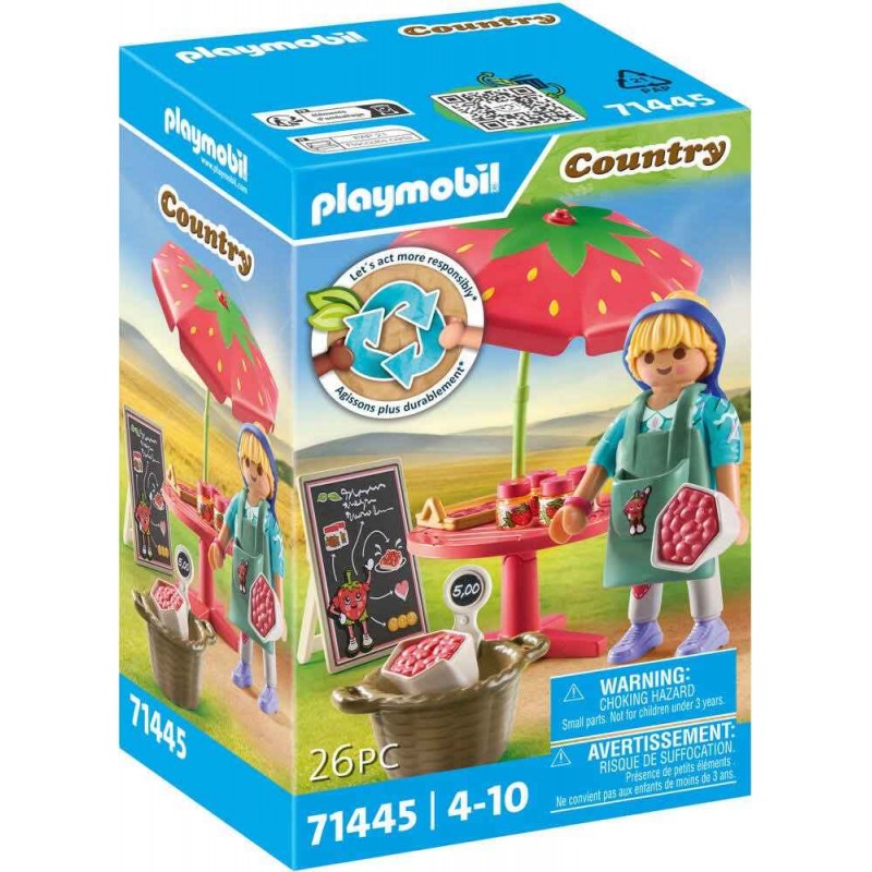 Playmobil - 71445 - Country - Vendeuse de confitures