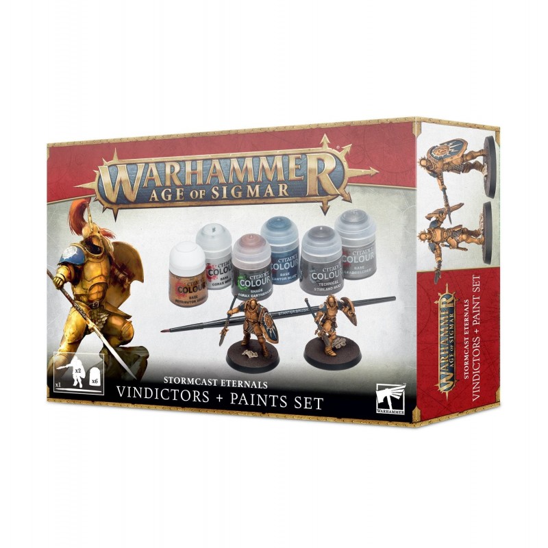 Warhammer Age of Sigmar - Stormcast Eternals - Vindictors avec set de peintures