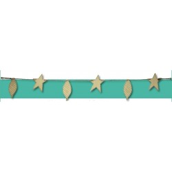 1 Guirlande en bois à...