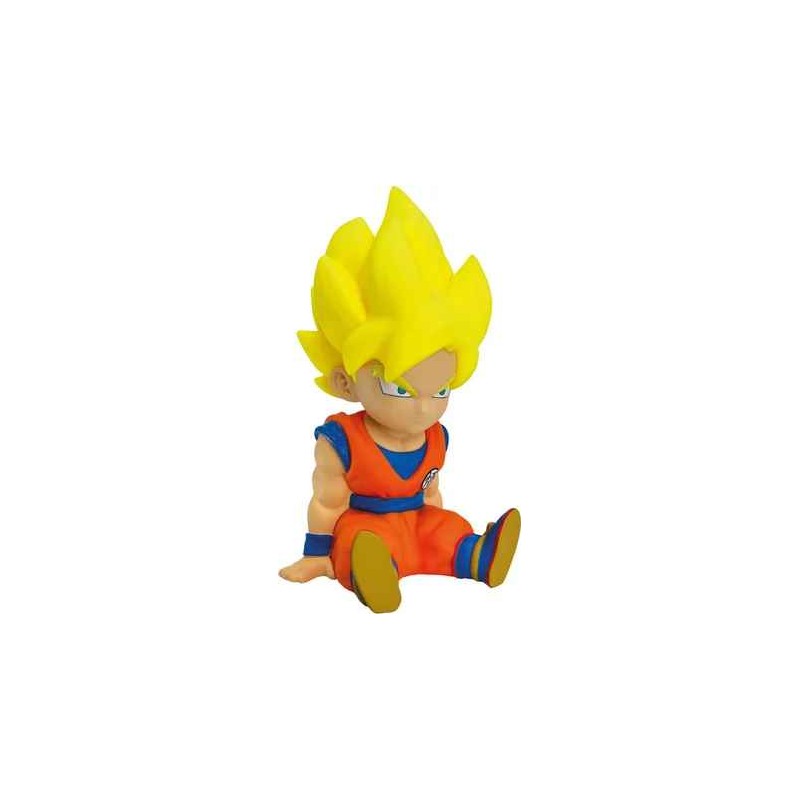 Plastoy - Figurine - 080120 - Tirelire - Dragon Ball - Son Goku Super Saiyan