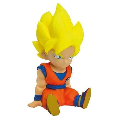 Plastoy - Figurine - 080120 - Tirelire - Dragon Ball - Son Goku Super Saiyan