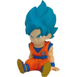 Plastoy - Figurine - 080119 - Tirelire - Dragon Ball - Son Goku super Saiyan bleu