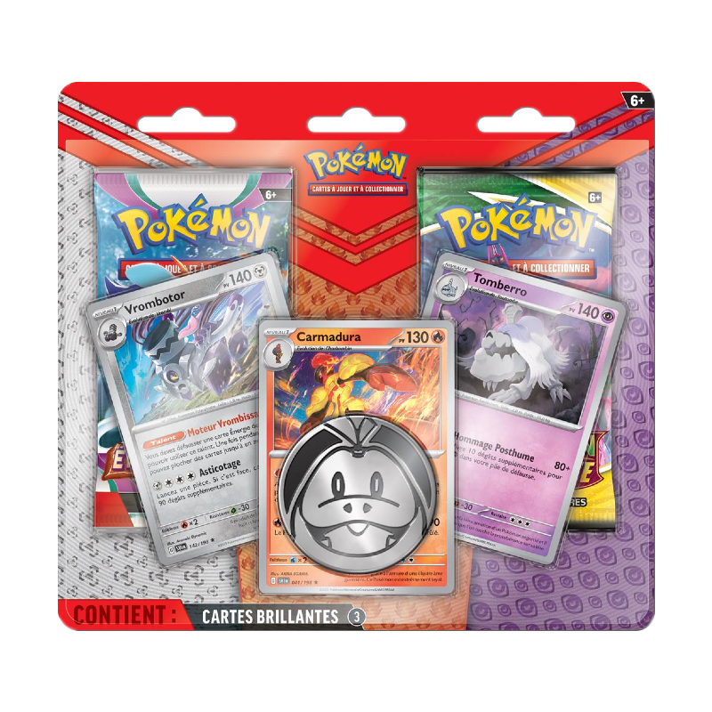 Pokemon - Jeu de cartes à collectionner - Pack de 2 boosters - Modèle aléatoire