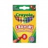 Crayola - Loisirs créatifs - Blister de 8 crayons à la cire