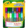 Crayola - Loisirs créatifs - Blister de 16 colles à lavables mini paillettes