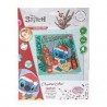 OZ - Loisirs créatifs - Crystal Art - Kit carte broderie diamant 18x18cm - Christmas Aloha