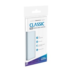 Ultimate Guard - Blister de 100 sleeves refermables - Transparent