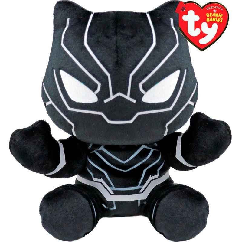 Peluche TY - Peluche 15 cm - Marvel - Black Panther